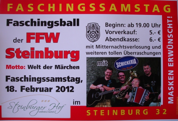 faschingsball ff steinburg 2012